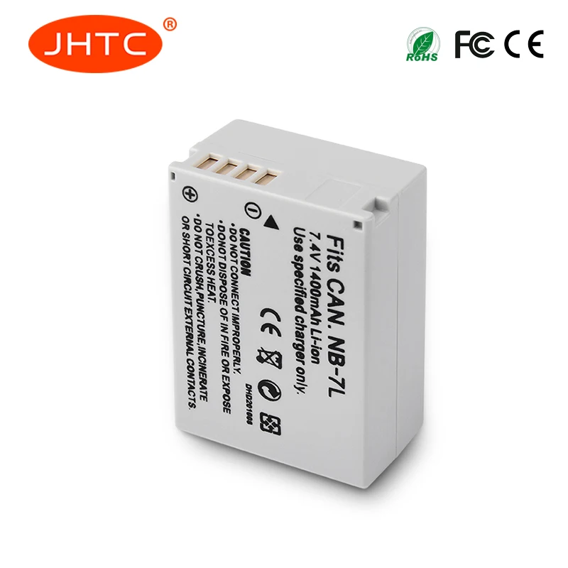 Batteria Jhtc Nb-7L Nb 7L Per Batteria Fotocamera Canon Powershot G10 G11 G12 Sx30Is 1400Mah