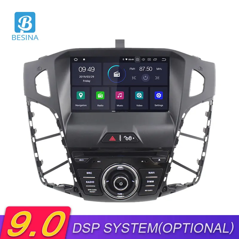 

Besina Android 9.0 Car DVD Player For FORD FOCUS 2012 2013 2014 2015 2016 2017 GPS Navigation Wifi Multimedia Car Radio 1 Din