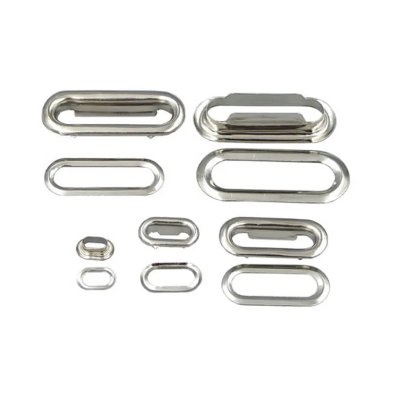 Brass eyelets Oval Eyelet Grommets for Fabric Leather Belts Handbags 1