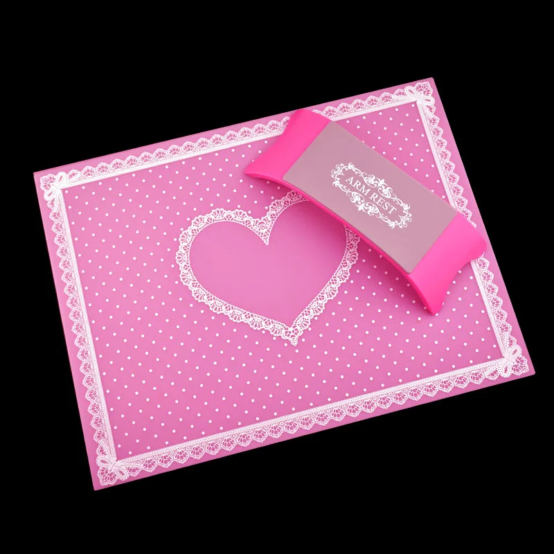 

1 Set Nail Art Equipment Advanced Silicone Pillow Hand Holder Cushion Table Mat Pad Foldable Washable Manicure Salon Tool Kits