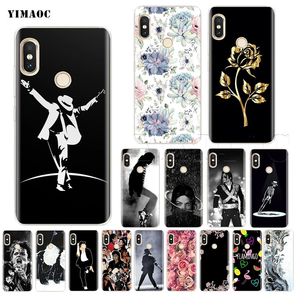 YIMAOC Майкл Джексон MJ чехол для Xiaomi Redmi Mi Note MAX 3 6a 7 8 9se mix 2s a1 a2 Lite mi6 mi8 se pocophone f1|Бамперы|