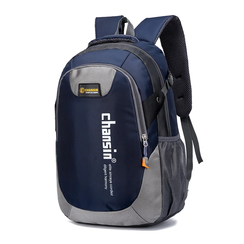 Рюкзак для подростков, студенческие школьные рюкзаки, нейлоновый водонепроницаемый рюкзак, повседневные вместительные дорожные сумки, сумка для ноутбука, рюкзаки - Color: blue 074