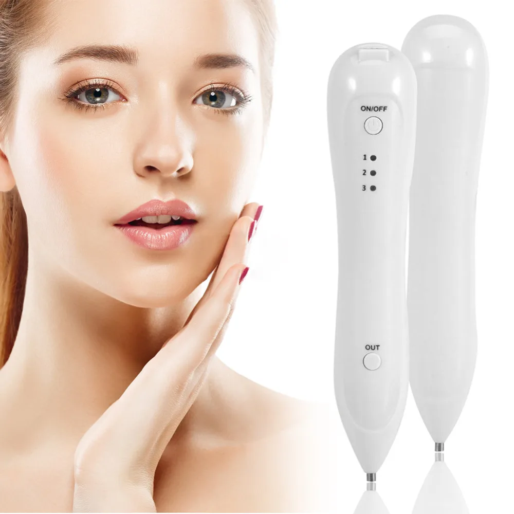 Beauty Laser Freckle Removal Machine Skin Mole Dark Spot Remover for Face Wart Tag Tattoo Remaval Pen 3 Levels Cleaner | Красота и