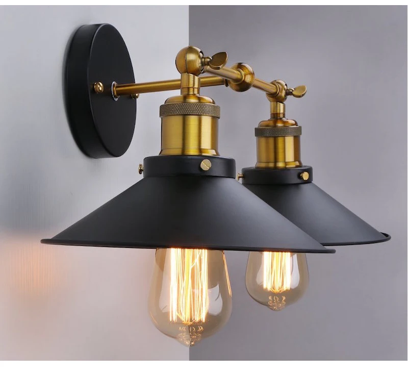 Зеркальный светильник, настенный светильник E27, 85-265 в, lampara pared wandlamp, badroom, vanity, светодиодный настенный светильник, винтажная мода, барные лампы, зеркальный светильник