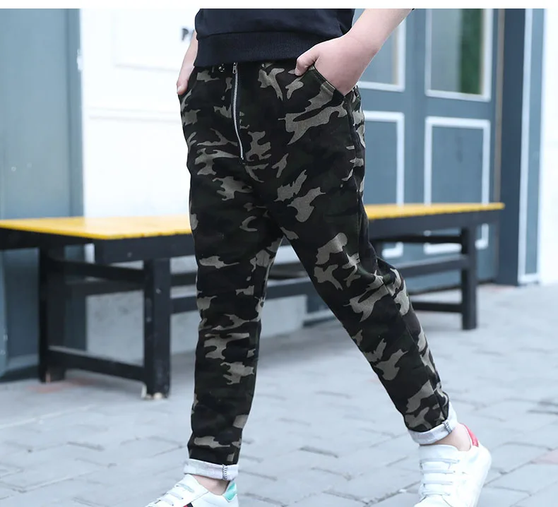fashion camouflage boy mid elastic waist pants 2018 spring autumn kids pants boys trousers children teenage boys clothing 5 6 7 8 9 10 11 12 13 14 15 years little big teenage boys spring school pants for kids bottom clothes (10)