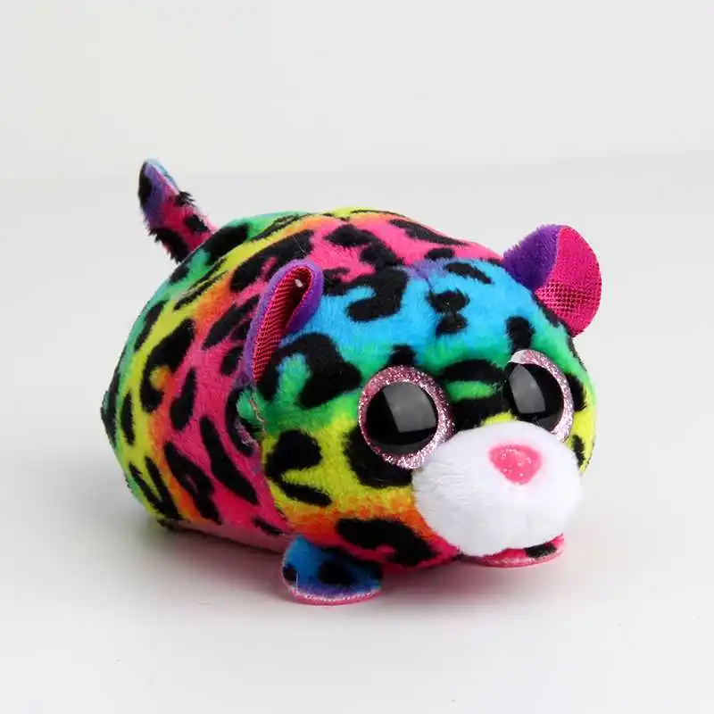 10CM Mini Original Ty Plush Toys Beanie Boos Big Eyes fox unicorn Pocket TSUM Candy pig Stuffed Doll Pink Owl TY Baby Kids Gift