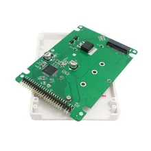 50pcs / lots M.2 NGFF PCI-E 2 Lane SSD to SATA 22pin 2.5″ Hard Disk Case Enclosure for E431 E531 X240 Y410P Y510P, By UPS DHL