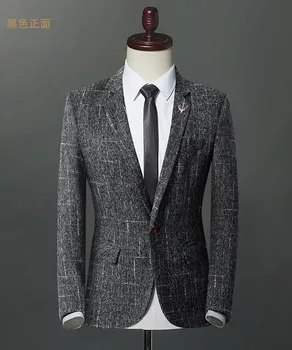 

2020 men's cultivate one's morality suit young fashion suits