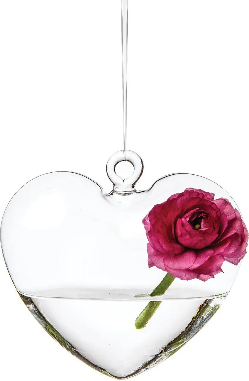 Free Shipping Event Party Home font b Garden b font Decoration Terrariums Large Hanging Glass Heart