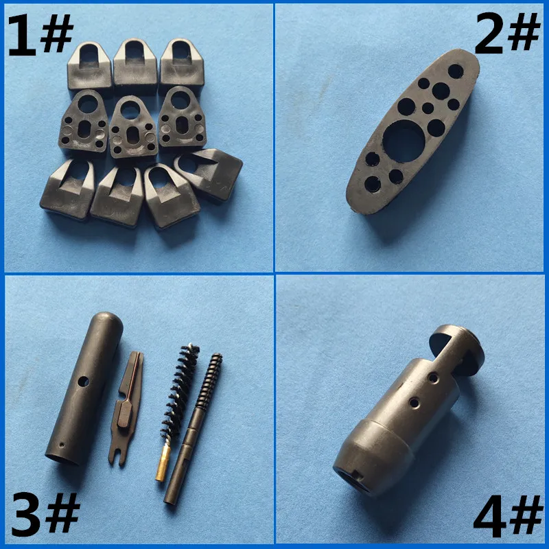 

10PCS Recoil Reducer 7.62 x 39 Buffer Pad Shock Absorbing Polymer Reduction AK47 cleaning kit Rubber Recoil Buttpad