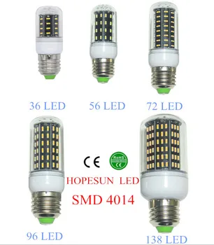 

E27 E14 4014SMD high bright Bombillas LED Lamp Spot LED Bulb 220V Lamparas LED Light Bulb Luz Candle Ampoule led corn light