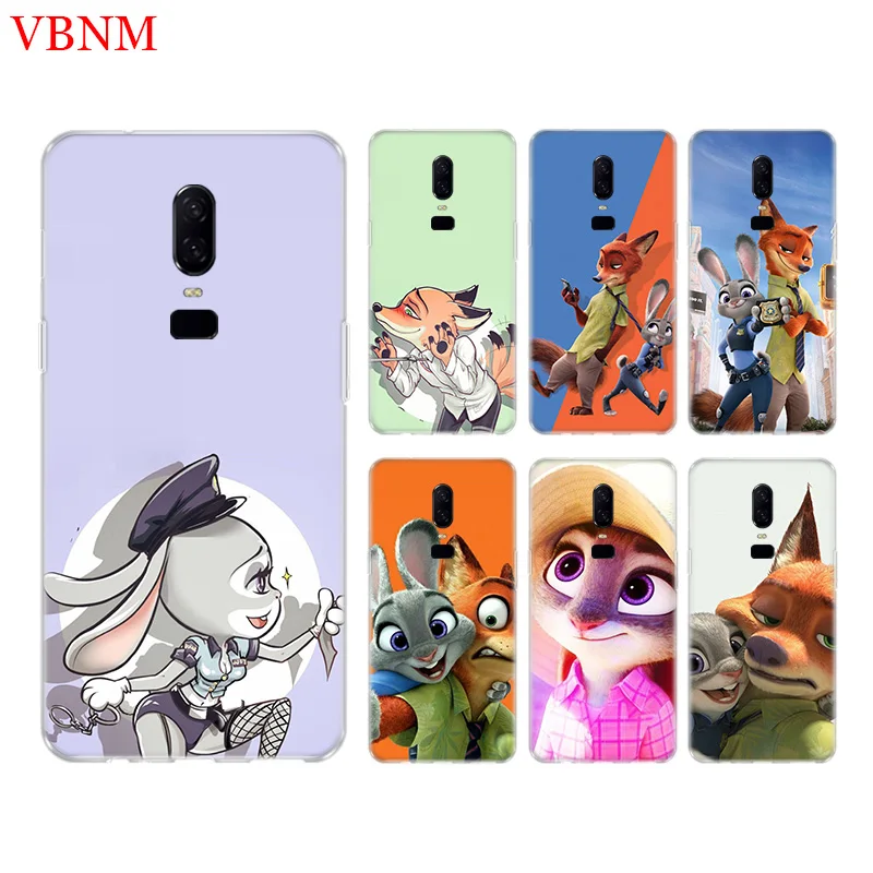 Zootopia Zootropolis Phone Back Case For font b OnePlus b font font b 7 b font