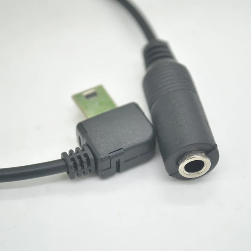 Mini USB до 3,5 мм микрофон профессиональный микрофон Кабель-адаптер Шнур для Gopro HD Hero 1 2 3 3+ 4 аксессуары для камеры#0228
