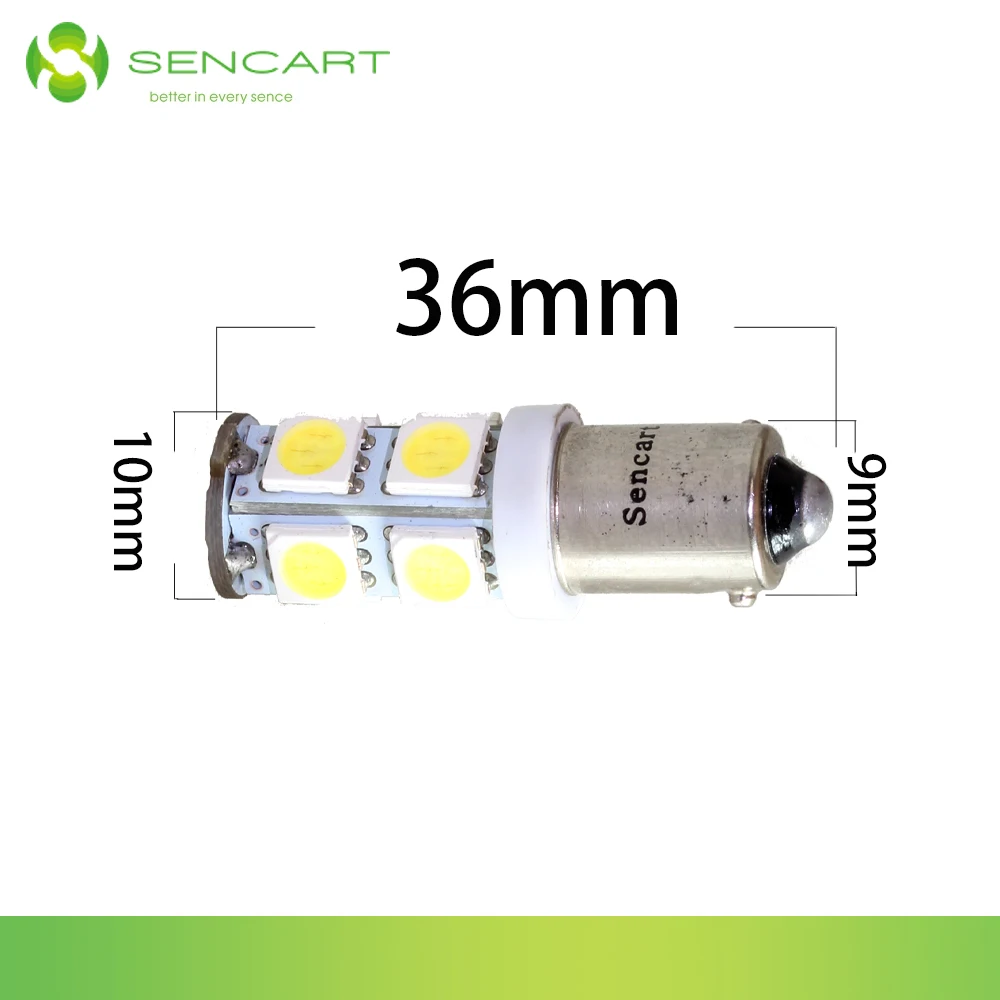 2 шт. BAX9S BA9S 9SMD 9 светодиодный 5050 автомобилей Светодиодный Маркер глаза ангела