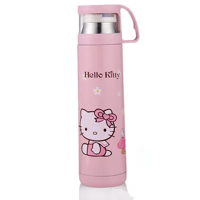 1x Hello Kitty Stainless Steel Insulation Cup Doraemon Drinking Bottle 400ml