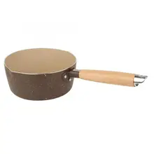 Блинная сковорода для стейка, кастрюля 18 см, медицинский камень, маленький молочный горшок, антипригарная Кастрюля для приготовления пищи, газовая плита и индукционная плита, горячий горшок