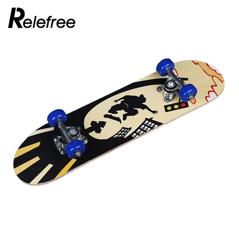Koop Compleet Skateboard Modieuze Hout Board Deck Skateboard Populaire Longboard Skate Board Hoverboard Maple Hout