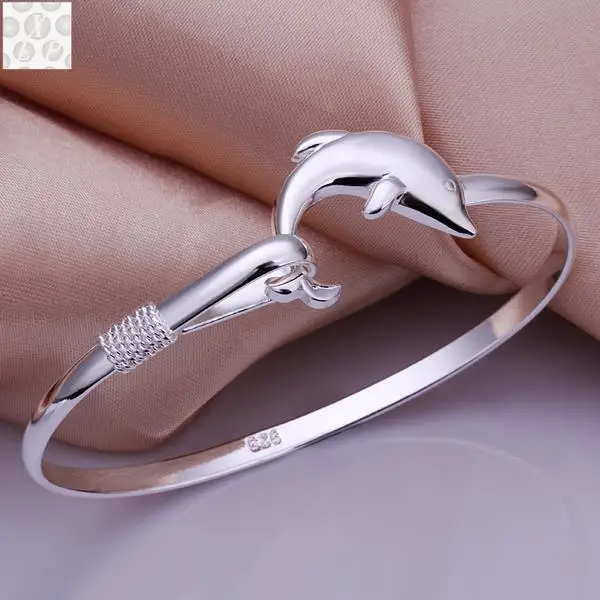 

B178 Free Shipping! SGS Test Past Latest Trendy Classic Silver plated jewelry Hot sell Bangle Wholesale Price