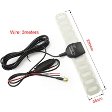 Автомобильный SMA разъем активная ТВ антенна со встроенным усилителем для цифрового ТВ