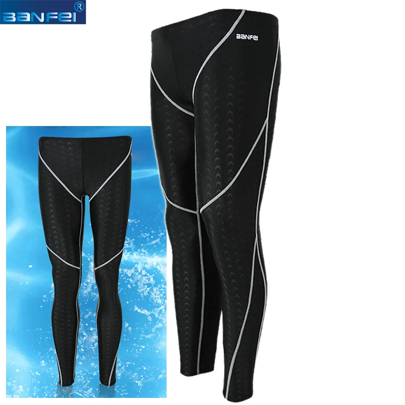 BANFEI Спортивное плавание шорты длинные брюки мужские быстросохнущие плавки Jammers Купальники гидрокостюм для дайвинга купальник