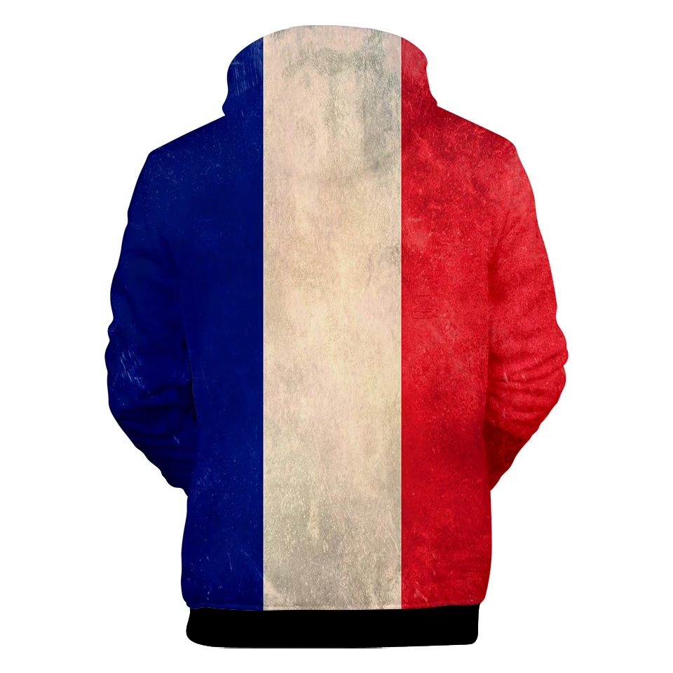 Men's Hoodies Print France National Flag 3D Hoodies Men/Women Casual Harajuku 3D Hooded France