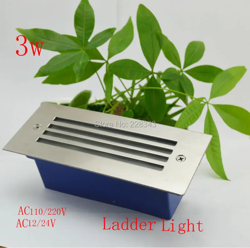 

Free shipping 3w led buried light led wall light led corner light lighting led Ladder Light AC110/220v AC12/24v