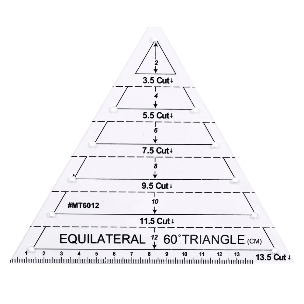 5 шт./компл. лоскутное шитье лоскутное ремесло масштабная линейка Треугольники DIY ручной работы по индивидуальному заказу в домашних условиях инструменты