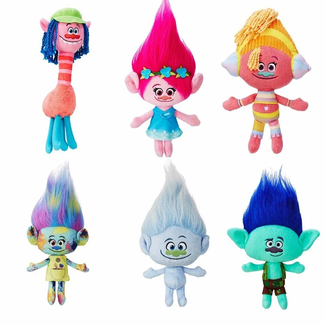 Happy Trolls Cartoon & TV Character Action Figures for sale