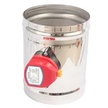 HVAC " Электрический воздуховод из нержавеющей стали моторизованная Демпферная заслонка обратный клапан воздушный Соленоидный клапан для вентиляции 200 мм 220 в 12 В 24 В