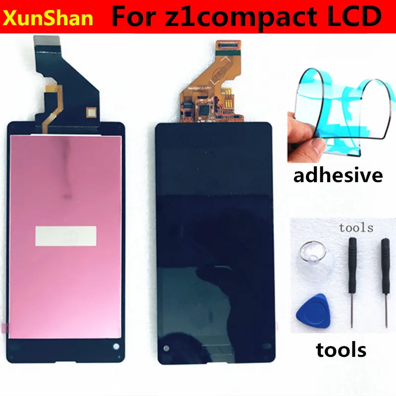 Продажа Оригинальный дисплей для SONY Xperia Z1 compact font b lcd b font сенсорный экран дигитайзер для SONY Xperia Z1mini font b lcd b font D5502 D5503 M51W сенсорный дисплей