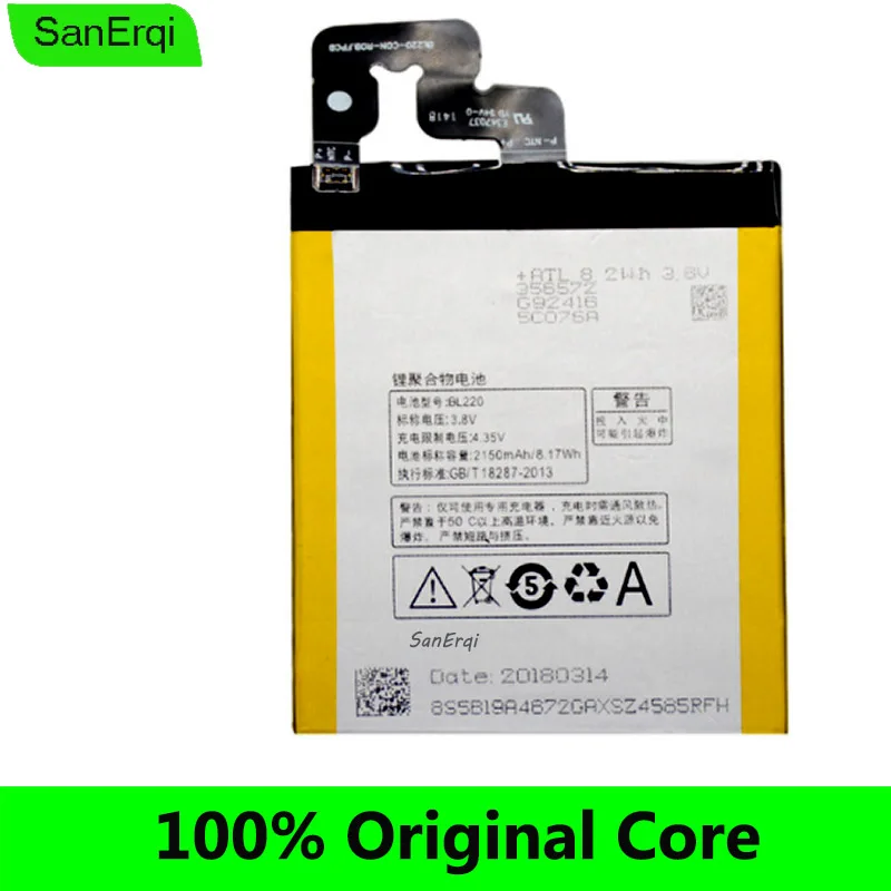 

BL220 For Lenovo S850 Battery Mobile Phone Battery Replacement 2150mAH High Quality