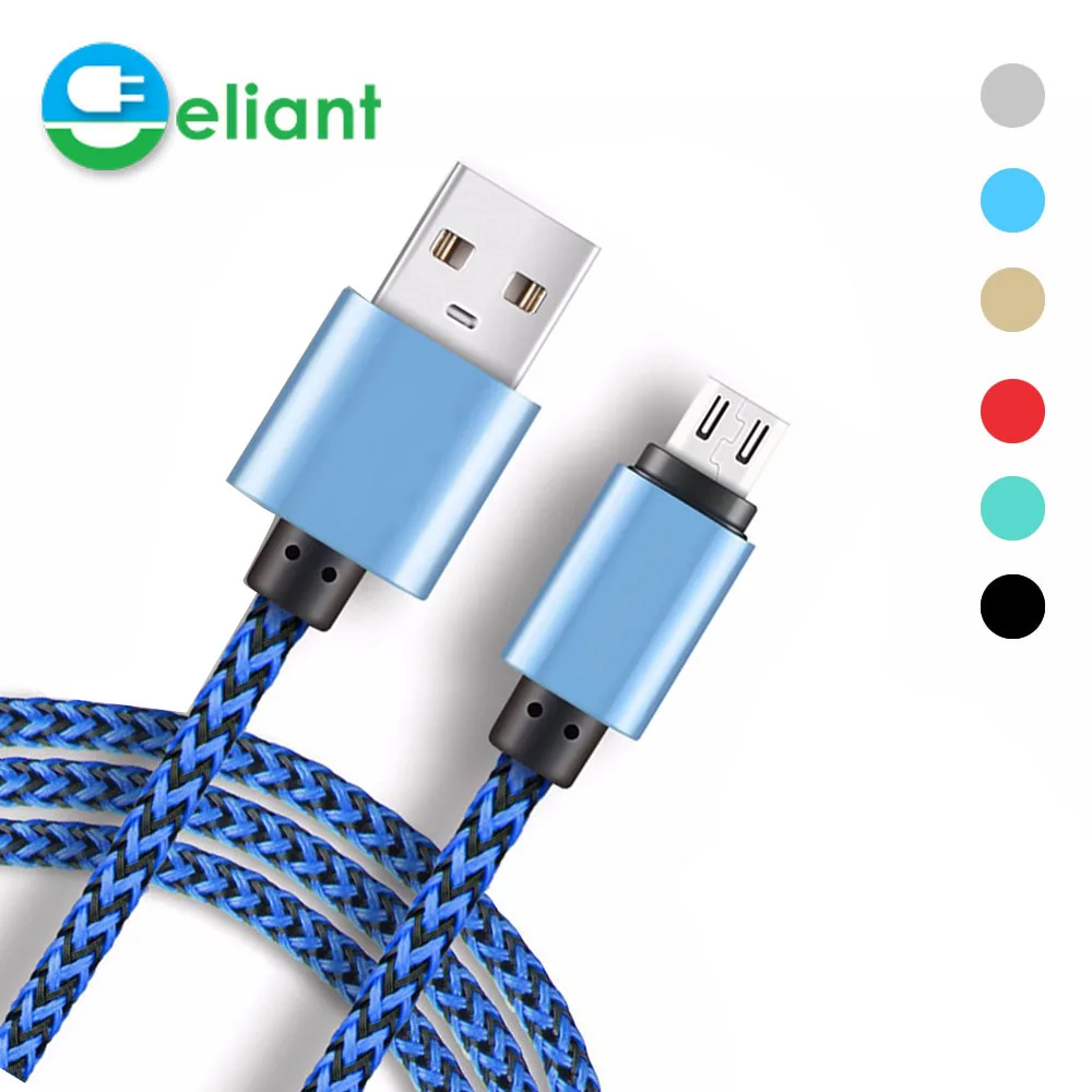 Original Micro USB Cable 5V 2.1A USB 2.0 Charging Data Cable Length 3FT