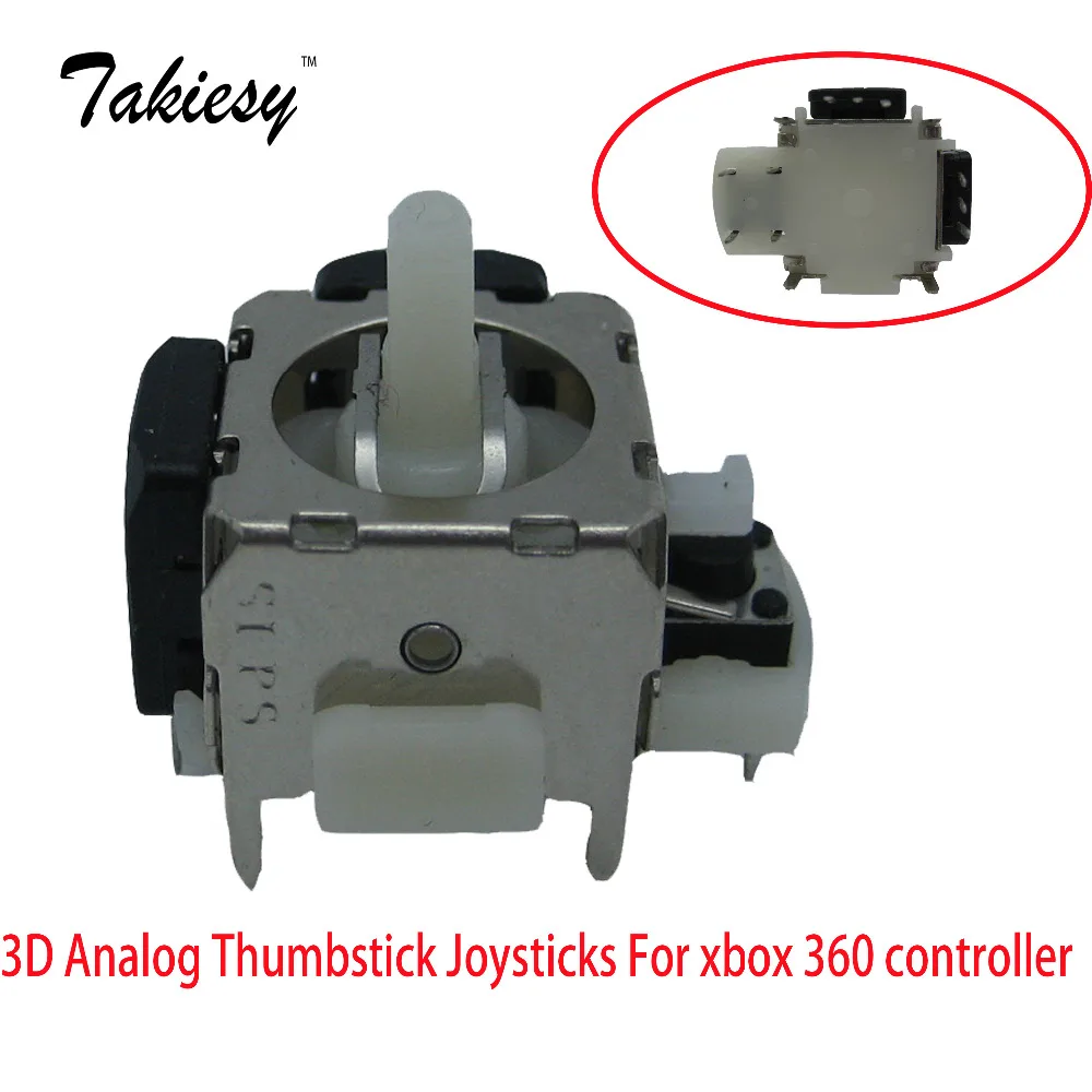 whosale in stock For XBox 360 3D Analog Thumbstick Joysticks
