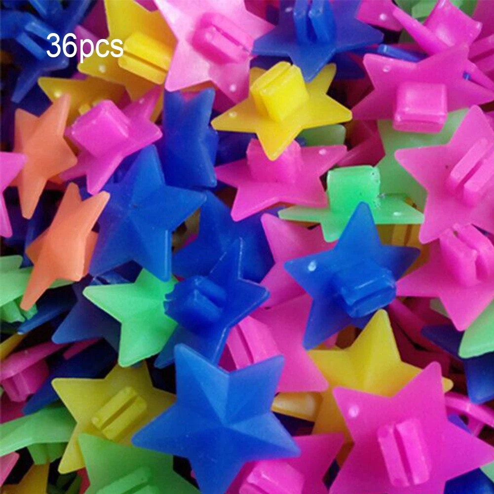 

Colorful Plastic Clip Kids Girl Boys Bike Bicycle Wheel Spoke Beads Decor 36pcs