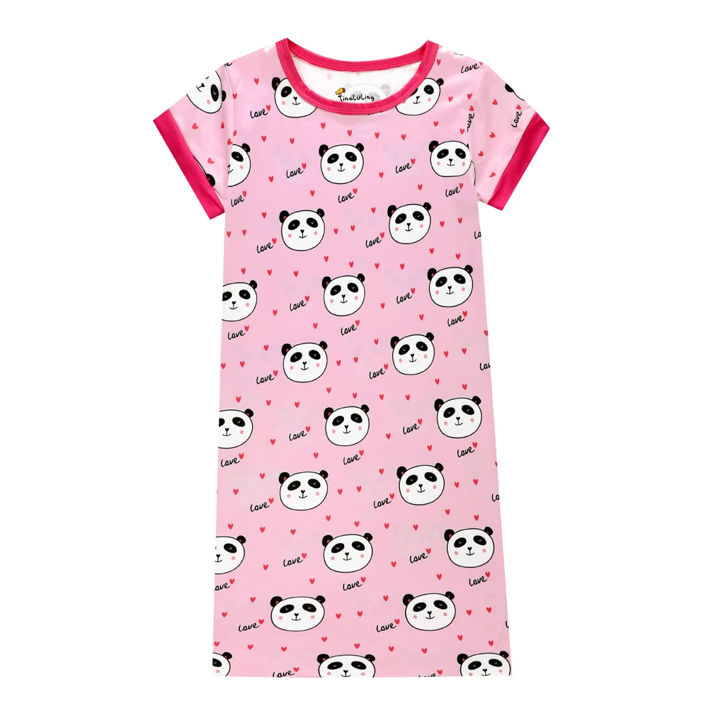 Г. Летняя детская одежда платье для девочек Детские платья с 3D принтом панды вечерние платья принцессы с единорогом для детей от 3 до 10 лет - Цвет: DB01