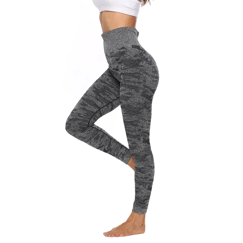 Высокая талия бесшовные леггинсы брюки для йоги женские фитнес-Спорт Пуш-ап колготки леггинсы для бега тренировки спортивные брюки