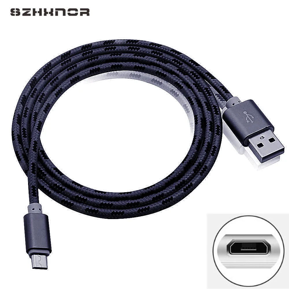 

0.25m/Short 2m 3m Micro Usb Phone Cable Usb Data Cord for Huawei 8X P10 Lite P Smart Plus Y9 Asus Lenovo Cellphone Charger Wires