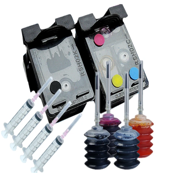 

Ciclo de recarga de tinta For HP 662 662XL Black & Color Ink Cartridge For HP Deskjet 1015 1515 2515 2545 2645 3545 Printer
