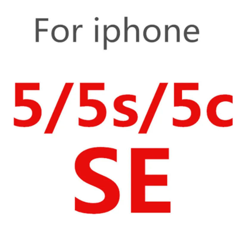 Матовое закаленное стекло для iphone x 5S se 6 6s 7 8 без отпечатков пальцев Защитная пленка для iphone 6s 7 8 plus - Цвет: i5 5s se