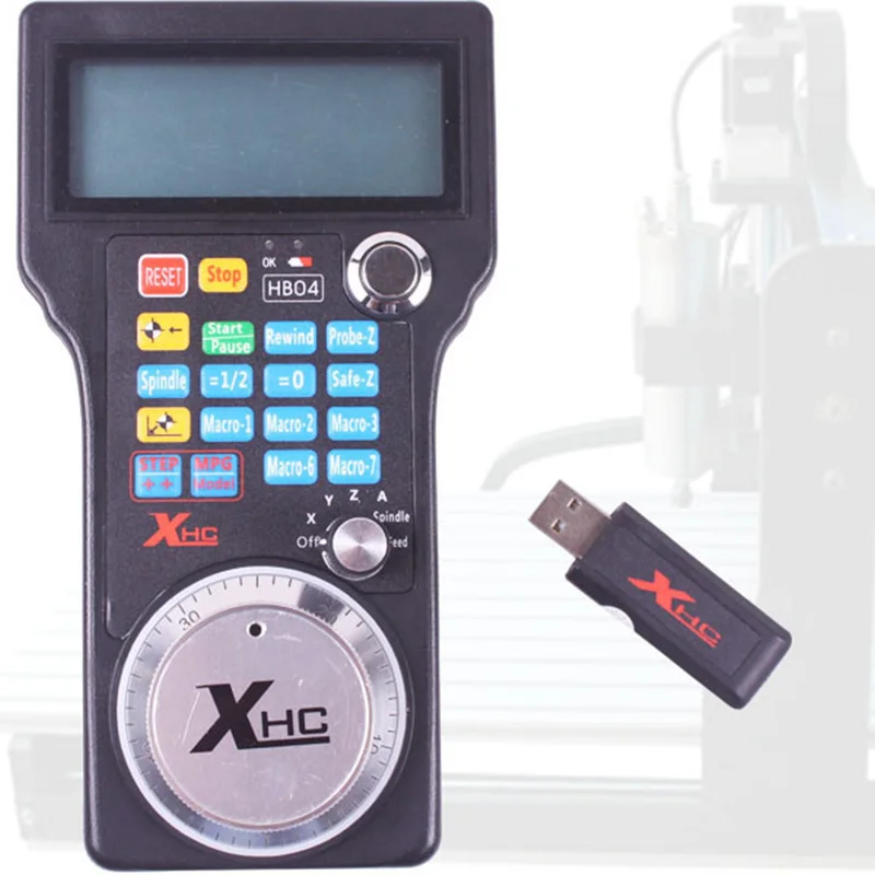 

New Wireless USB MPG Pendant Handwheel Mach3 For CNC Mac.Mach 3 4 axis Controller