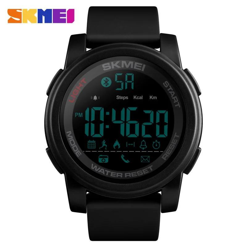 

SKMEI 1442 Dress Sport Men Smart Wristwatches Goal Management Calorie Pedometer Multi-Functions 50M Waterproof Relogio Masculino