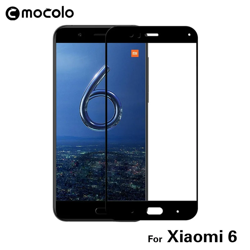 

Original Mocolo 4Pcs/Set 9H 2.5D Nano Liquid Screen Protector Full Cover Tempered Glass Colorful Film For Xiaomi Mi 6 M6 Mi6