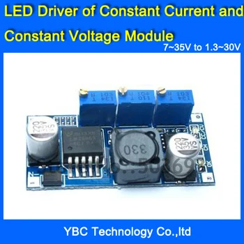 

Free Shiping 5pcs/lot LED Driver of Constant Current and Constant Voltage Module Lithium-ion Battery Input 7-35V Output 1.3-30V