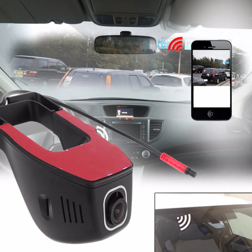 OOTDTY Full HD 1080P WIFI Автомобильный видеорегистратор Камера ночного видения