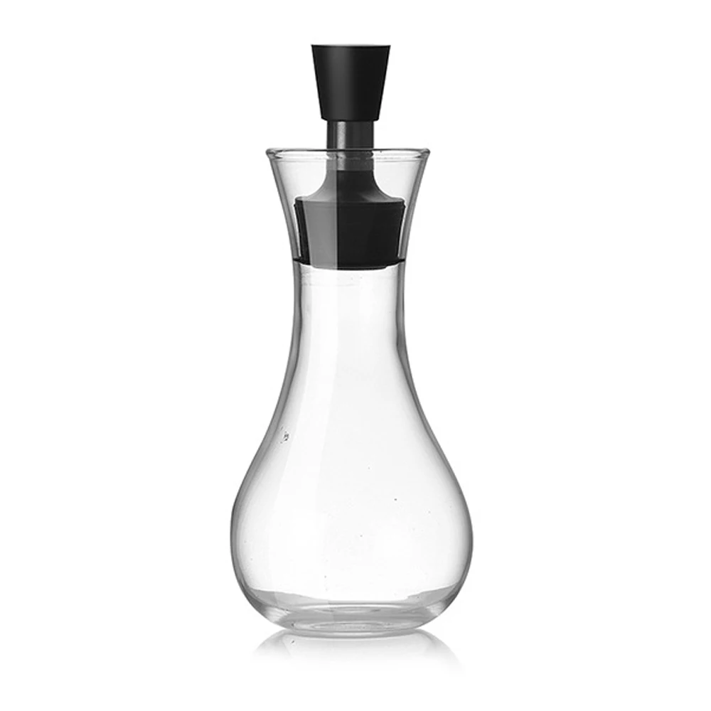 LUDA glass Cruet диспенсер оливкового масла бутылки Соусники выливной Носик Графин бутылка для масла уксуса контейнер для соуса горшок кухня - Цвет: Clear