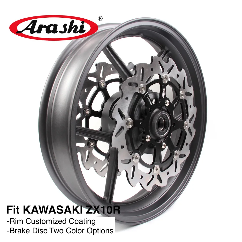 Передний дисковый тормоз для KAWASAKI NINJA ZX10R ZX 10R 2006 2010 2007 2008|front wheel rim|zx10r front wheelzx10r rims |