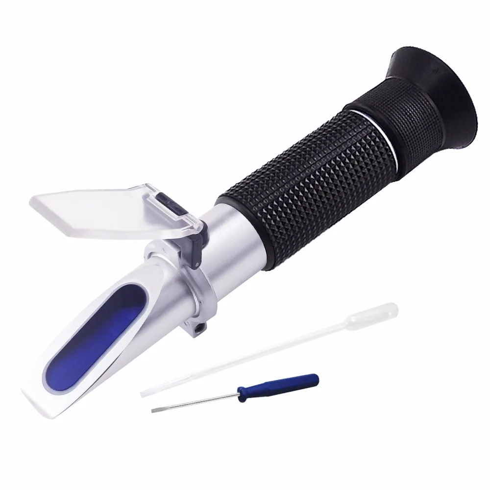 

Portable Alcohol Refractometer 0~80% ATC Test Alcohol Concentration Aluminum