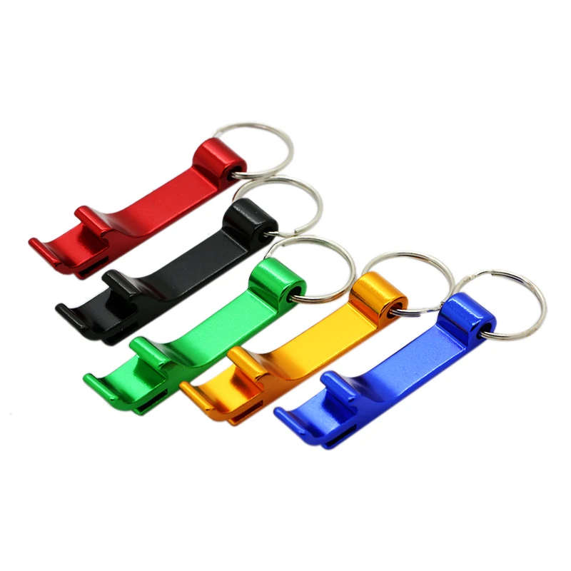 1Piece Aluminum Alloy Bottle Opener Key Chain Wine Opener Bar Tool Hot