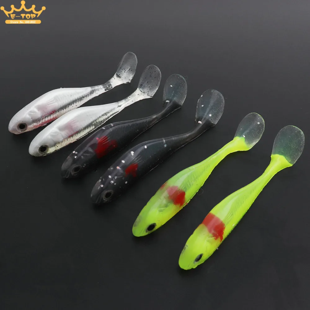 10pcs 9.2cm 5.5g Striped Bass Artificial Bait Bionic Bait Soft Fishing