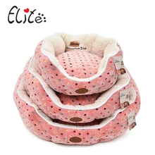 Мягкий, плюшевый лучший продавец зима большой размер очень большая собака кровать в горошек дом питомник собака кошка теплая Лежанка Cama Perro